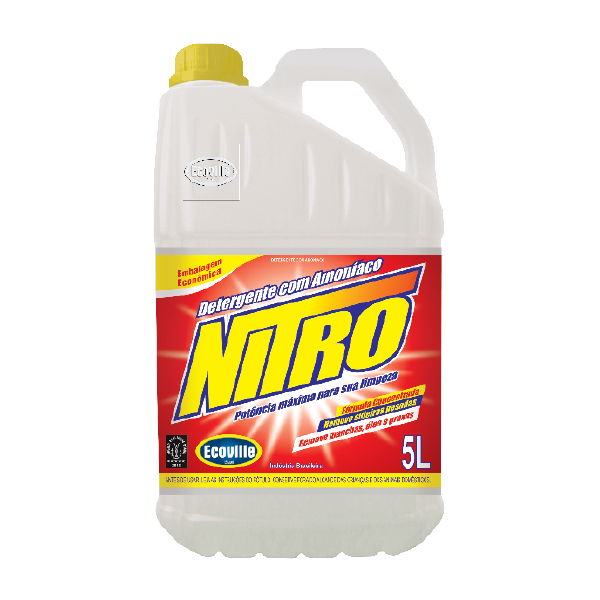 Detergente Nitro com amoníaco 500ml Ecoville