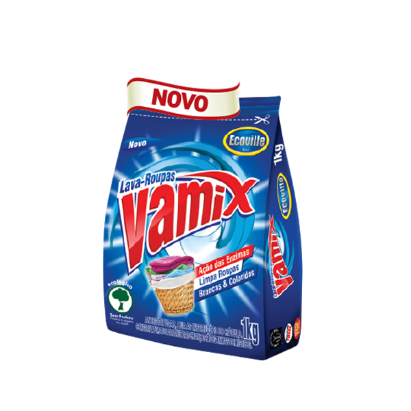 Lava roupas em pó Vamix