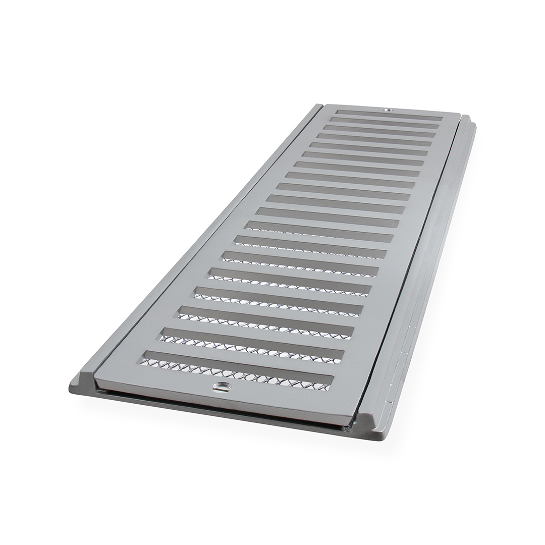 CJ GRELHA COM TELA VEICULAR ALUMINIO