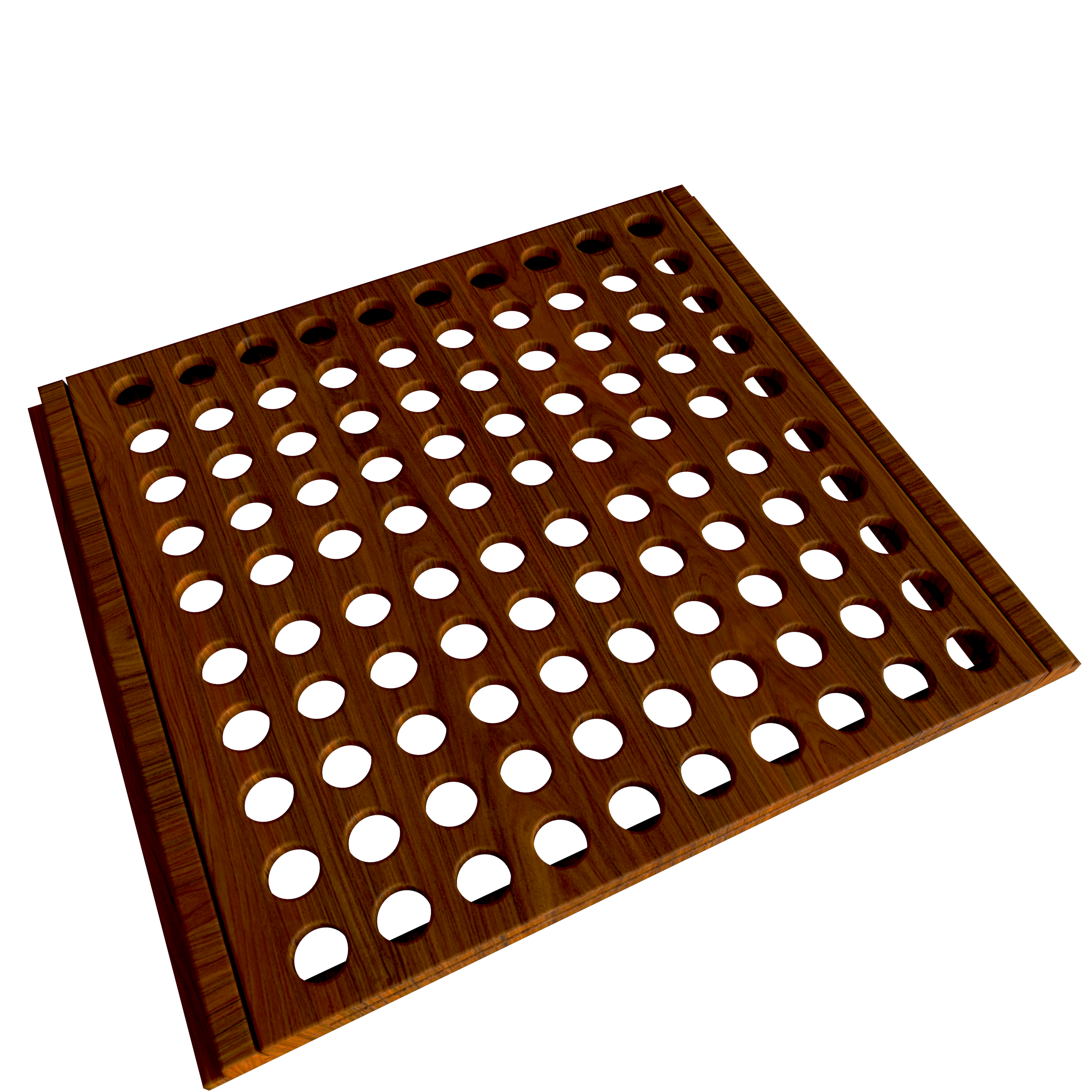 CJ DE GRELHA LINEAR PERFURADA ELITE WOOD